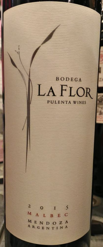 Bodegas y Viñedos Hugo y Eduardo Pulenta S.A. Bodega La Flor Pulenta Wines Malbec 2015, Основная, #5027