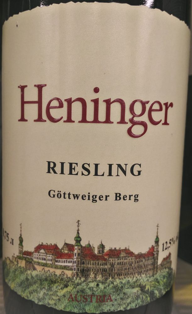 Weingut Heninger e.U. Göttweiger Berg Riesling 2015, Основная, #5035