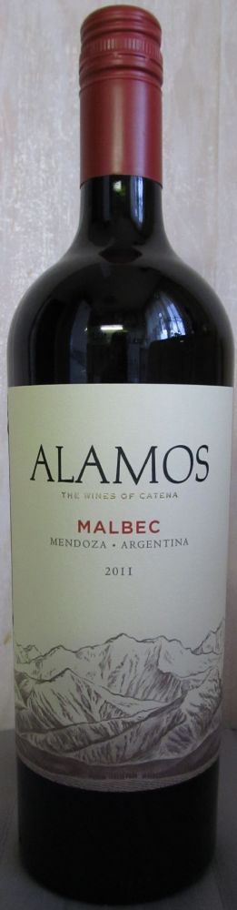 Bodegas Catena Zapata S.A. ALAMOS The Wines of Catena Malbec 2011, Основная, #506