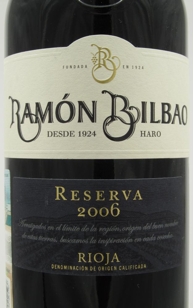 Bodegas Ramón Bilbao S.A. Reserva DOCa Rioja 2006, Основная, #51