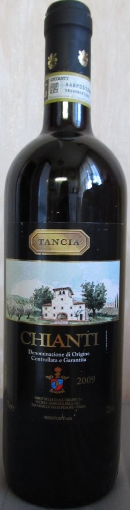 Societa Agricola Silla S.R.L. TANCIA Chianti DOCG 2009, Лицевая, #510