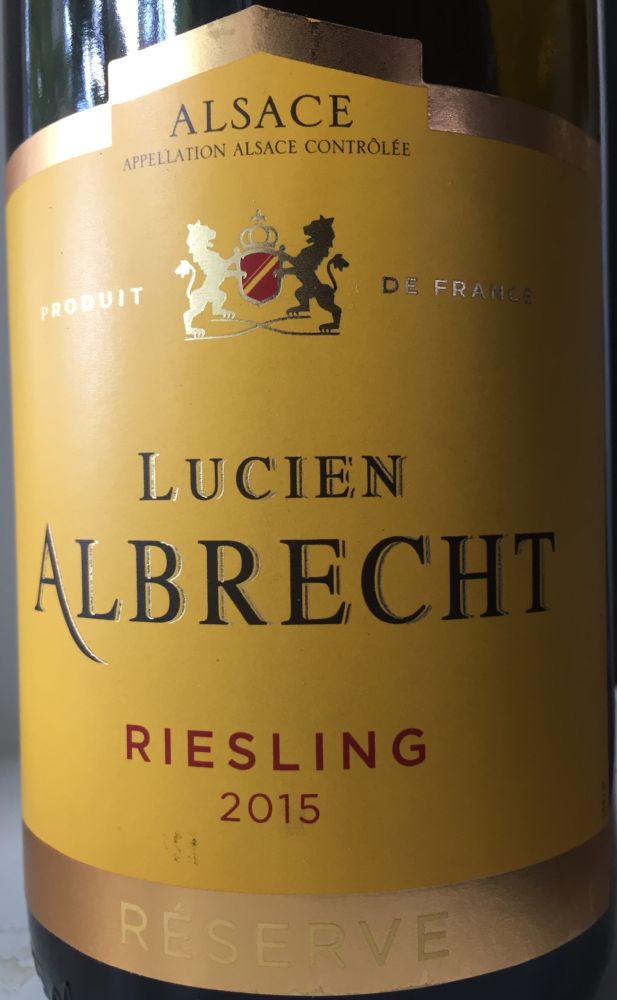 Lucien Albrecht Réserve Riesling Alsace AOC/AOP 2015, Основная, #5172