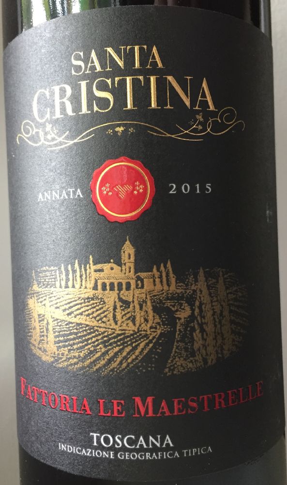 Cantine Santa Cristina S.P.A. Fattoria Le Maestrelle Toscana IGT 2015, Основная, #5179