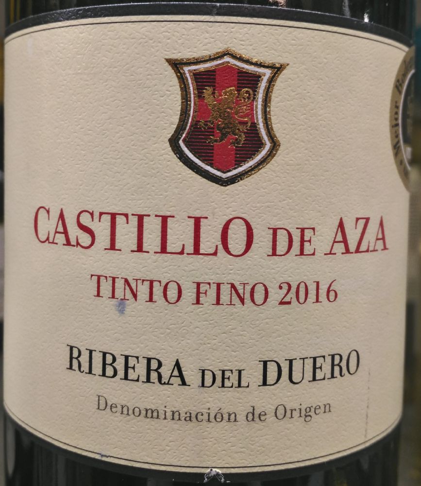 Viña Arnáiz S.A Castillo de Aza Tinto Fino DO Ribera del Duero 2016, Основная, #5275