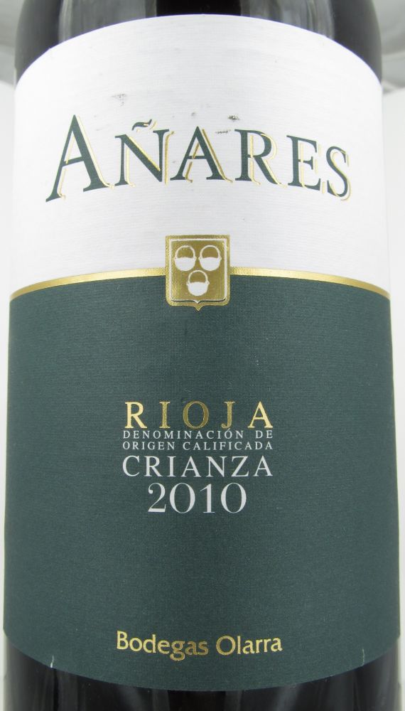Bodegas Olarra-Ondarre S.A. Añares Crianza DOCa Rioja 2010, Лицевая, #537
