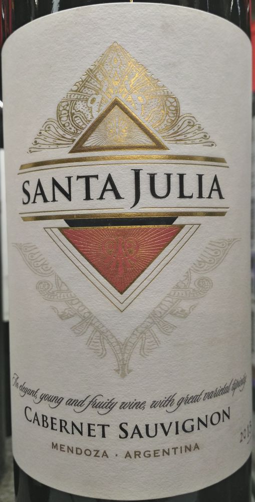 Bodega Santa Julia Cabernet Sauvignon 2015, Основная, #5426