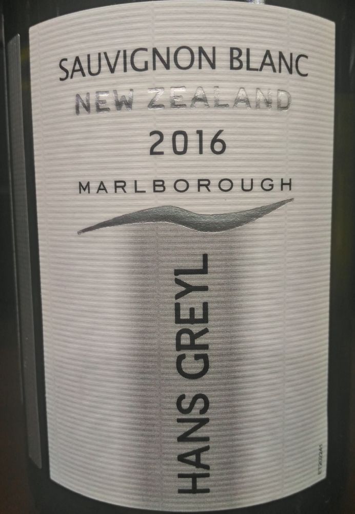 Les Grands Chais de France SAS Hans Greyl Sauvignon Blanc Marlborough 2016, Основная, #5528