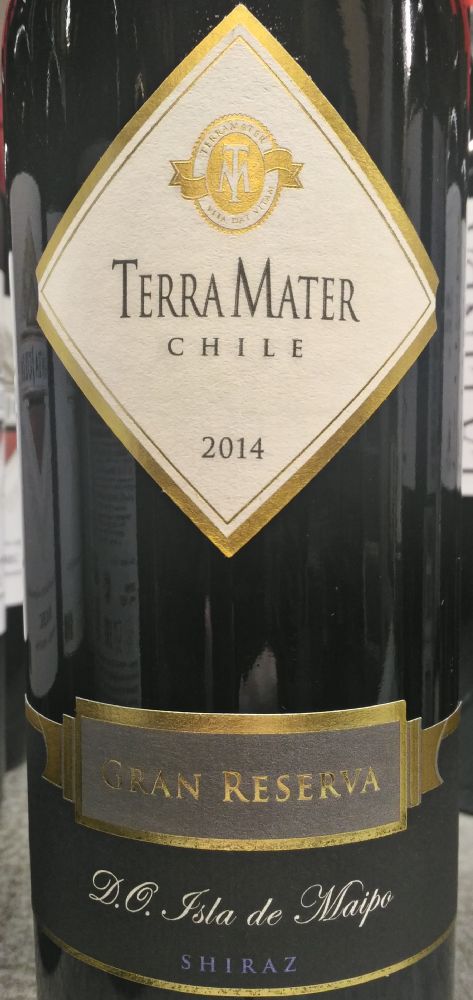 TerraMater S.A. Gran Reserva Shiraz 2014, Основная, #5535