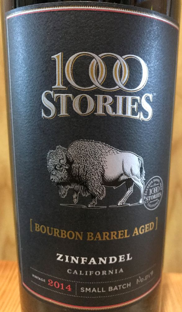1000 Stories Vineyard Bourbon Barrel Aged Zinfandel 2014, Основная, #5593