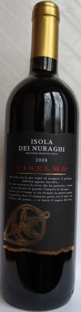 Azienda Vitivinicola Tenute Sella & Mosca S.r.l. VISELMO Isola dei Nuraghi IGT 2008, Лицевая, #563