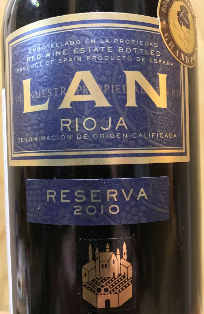 Bodegas LAN S.A. Reserva DOCa Rioja 2010, Основная, #5642