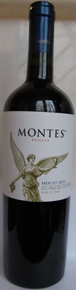 Montes S.A. Reserva Merlot D.O. Colchagua Valley 2010, Лицевая, #567