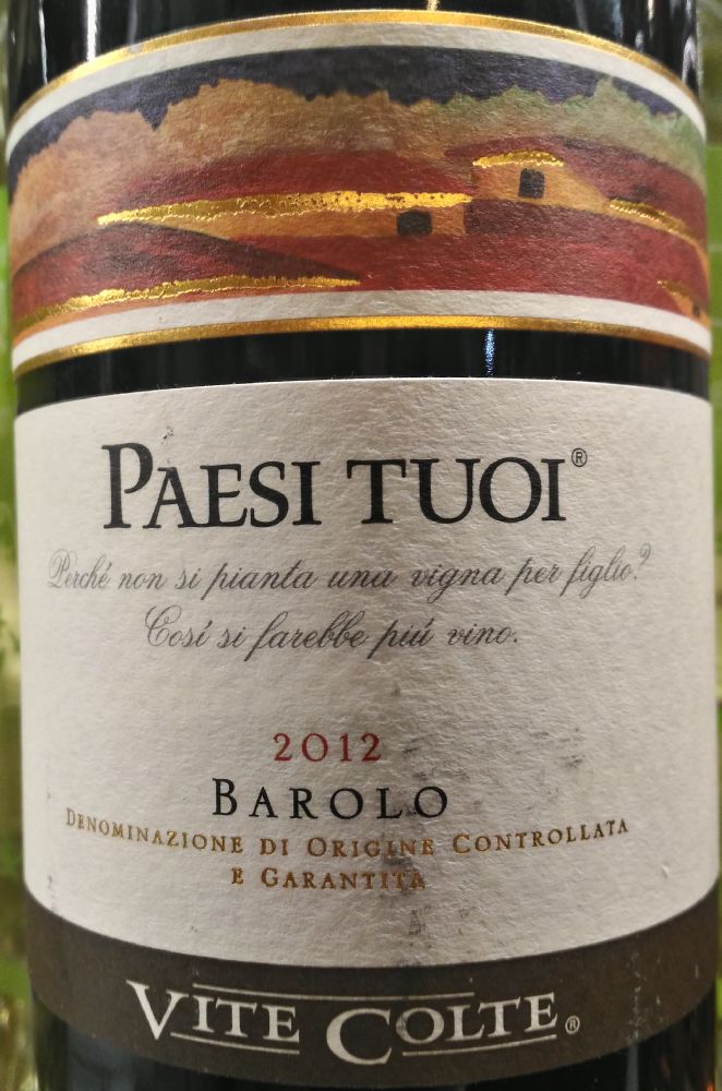 Terre da Vino S.p.a. Paesi Tuoi Vite Colte Barolo DOCG 2012, Основная, #5685