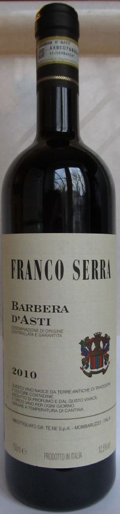 Tenute Neirano S.p.A. FRANCO SERRA Barbera d'Asti DOCG 2010, Основная, #569