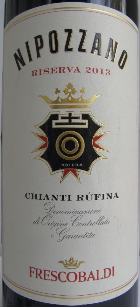 Marchesi de' Frescobaldi Srl NIPOZZANO Chianti Rufina Riserva DOCG 2013, Основная, #5724