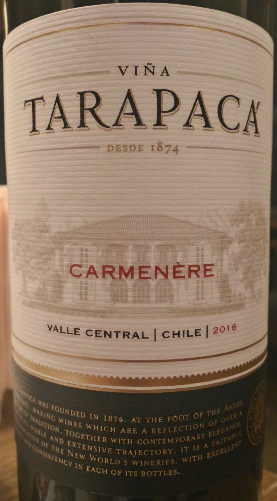 Viña San Pedro Tarapacá S.A. Carménère 2016, Основная, #5768