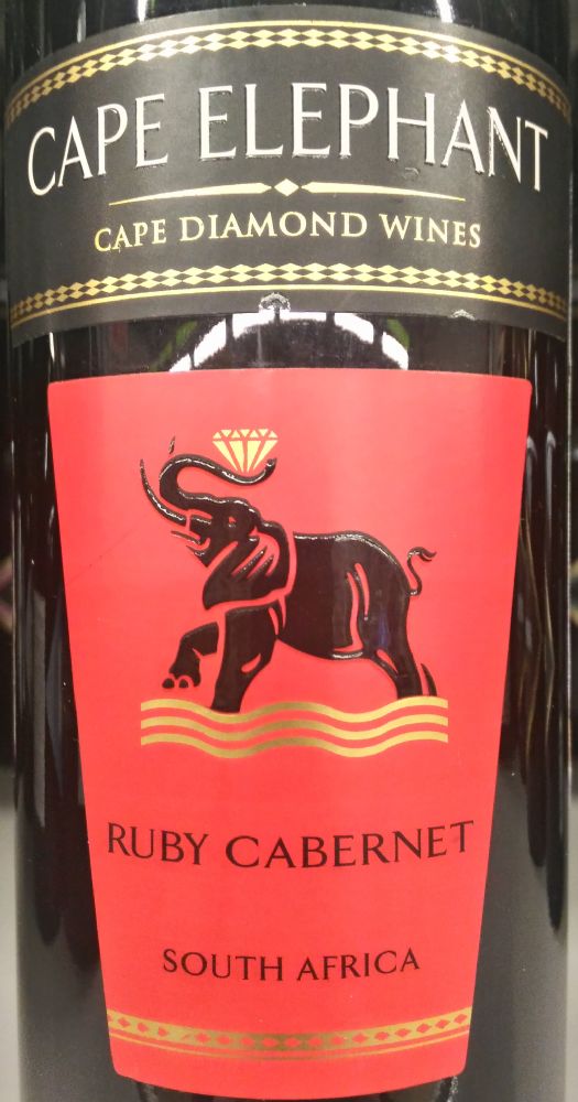 Cape Diamond Wines (Pty) Ltd Cape Elephant Ruby Cabernet 2015, Основная, #5809