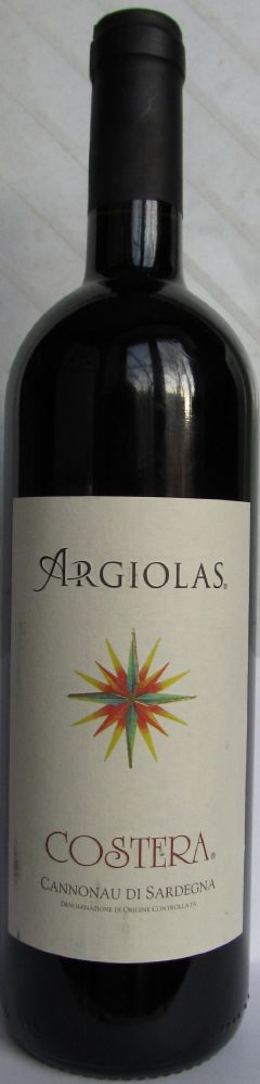 Argiolas S.p.A. COSTERA Cannonau di Sardegna DOC 2009, Основная, #585