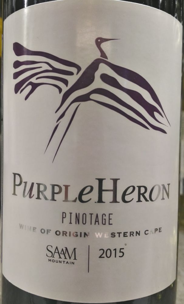 Perdeberg Wines (Pty) Ltd Purple Heron Saam Mountain Pinotage 2015, Основная, #5888