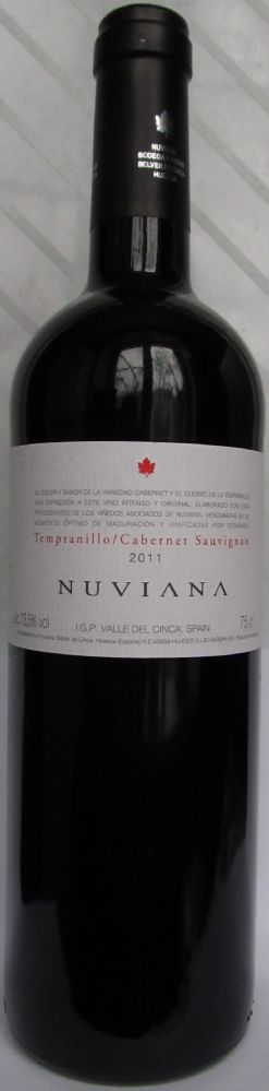 Bodega Nuviana Tempranillo Cabernet Sauvignon IGP Valle del Cinca 2011, Основная, #591