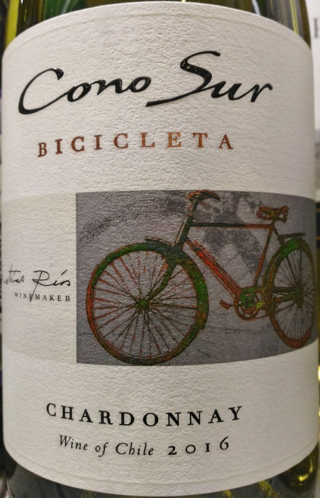 Viña Cono Sur S.A. BICICLETA Chardonnay 2016, Основная, #5939