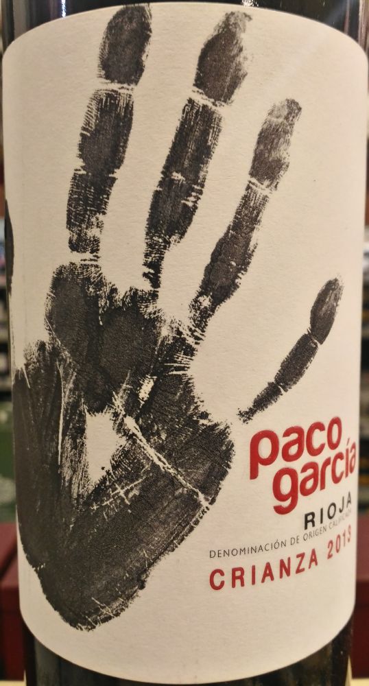 Francisco García Ramírez e Hijos S.L. Paco García Crianza DOCa Rioja 2013, Основная, #5943