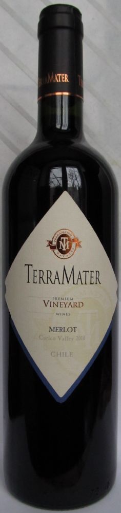 TerraMater S.A. Vineyard Merlot 2010, Лицевая, #595