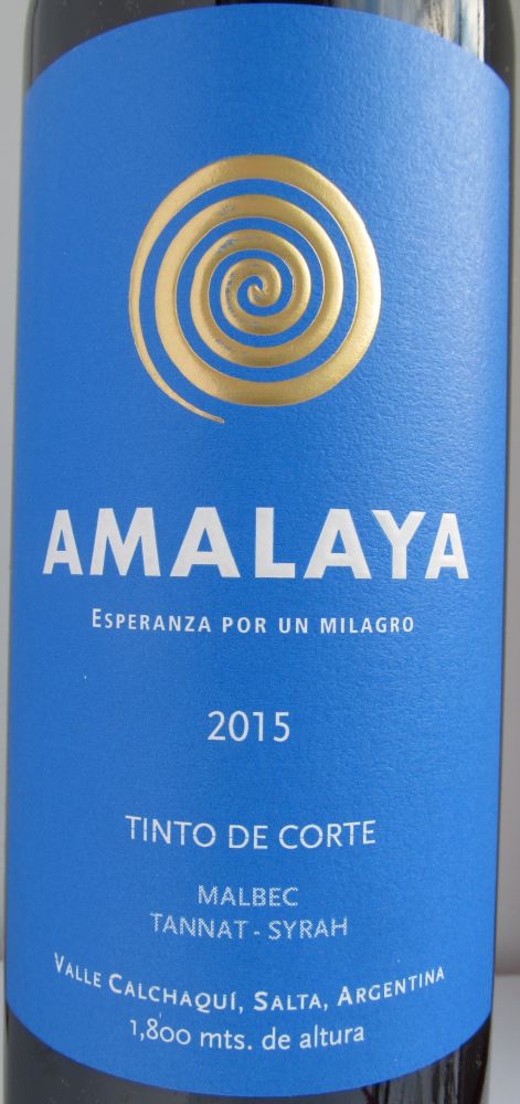 Hess Family Latin America S.A. Amalaya Malbec Syrah Tannat I.G. Calchaquíes 2015, Основная, #5981