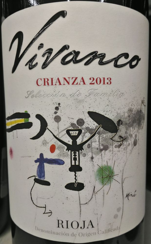 Bodegas Vivanco S.L. Crianza DOCa Rioja 2013, Основная, #5994