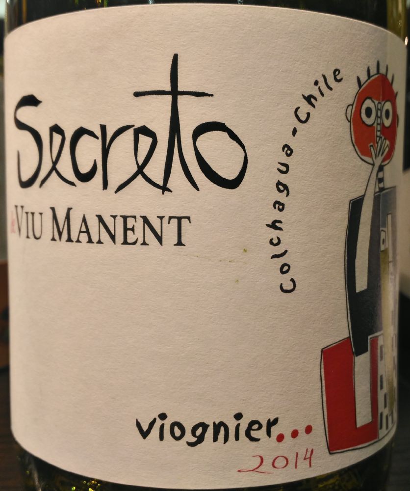 Viu Manent y Cia Ltda Secreto de Viu Manent Viognier 2014, Основная, #6026