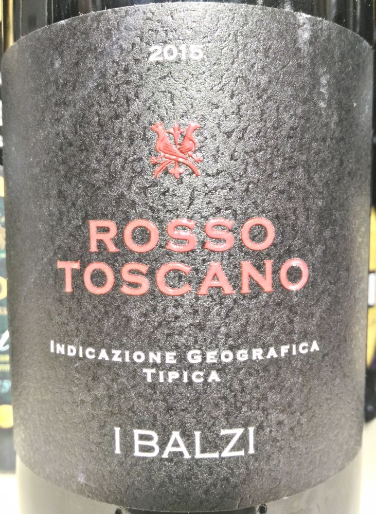 Casa Vinicola Natale Verga S.p.A. I Balzi Toscano IGT 2015, Основная, #6037