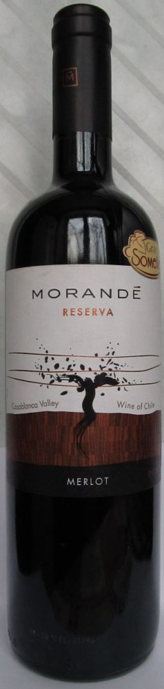 Viña Morandé S.A. Reserva Merlot 2009, Лицевая, #618