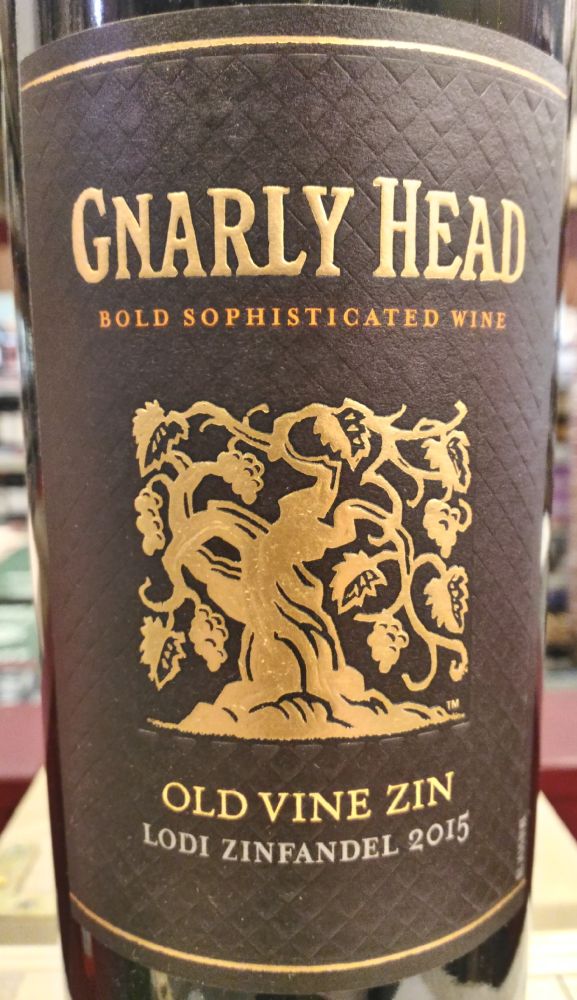 Gnarly Head Cellars Old Vine Zin Zinfandel AVA Lodi 2015, Основная, #6208