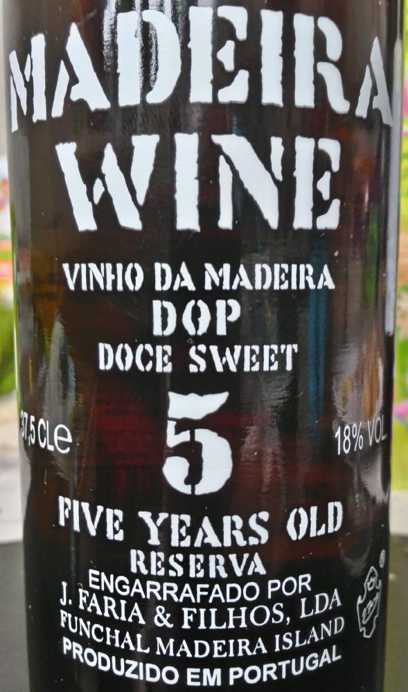 J.Faria & Filhos Lda. Five Years Old Reserva DOP Madeira БГ, Основная, #6233