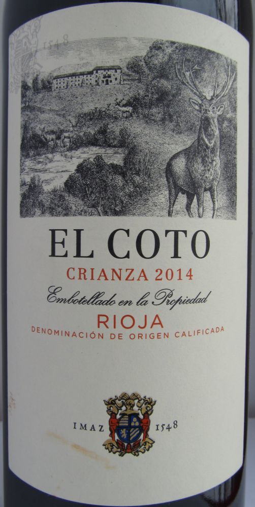 El Coto de Rioja S.A. El Coto Crianza DOCa Rioja 2014, Основная, #6240