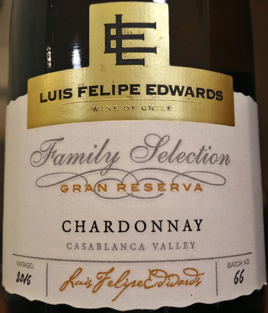 Viña Luis Felipe Edwards Family Selection Gran Reserva Chardonnay D.O. Casablanca Valley 2016, Основная, #6267