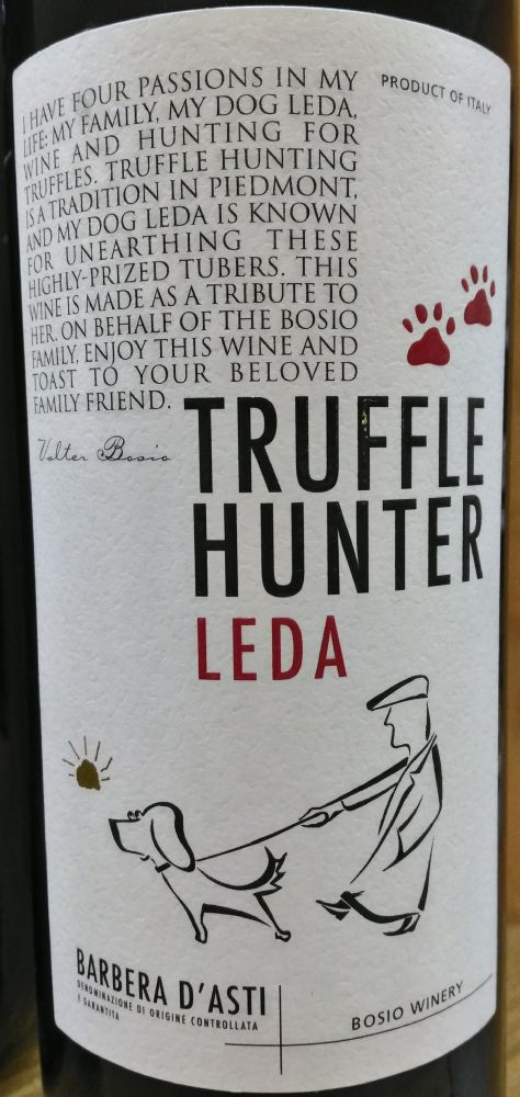 Bosio S.r.l. Truffle Hunter Leda Barbera d'Asti DOCG 2016, Основная, #6270