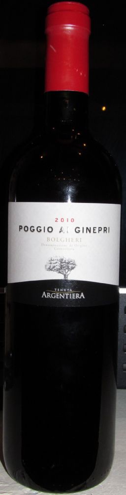 Argentiera S.R.L. POGGIO AI GINEPRI Bolgheri DOC 2010, Основная, #633