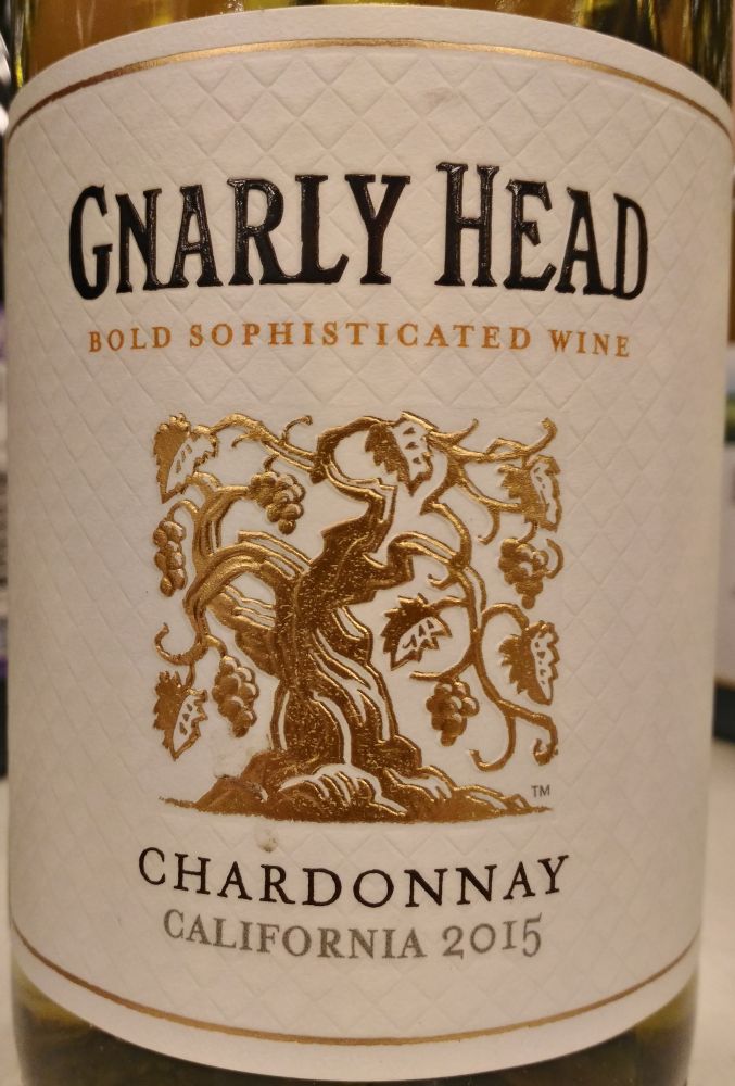 Gnarly Head Cellars Chardonnay California State 2015, Основная, #6358