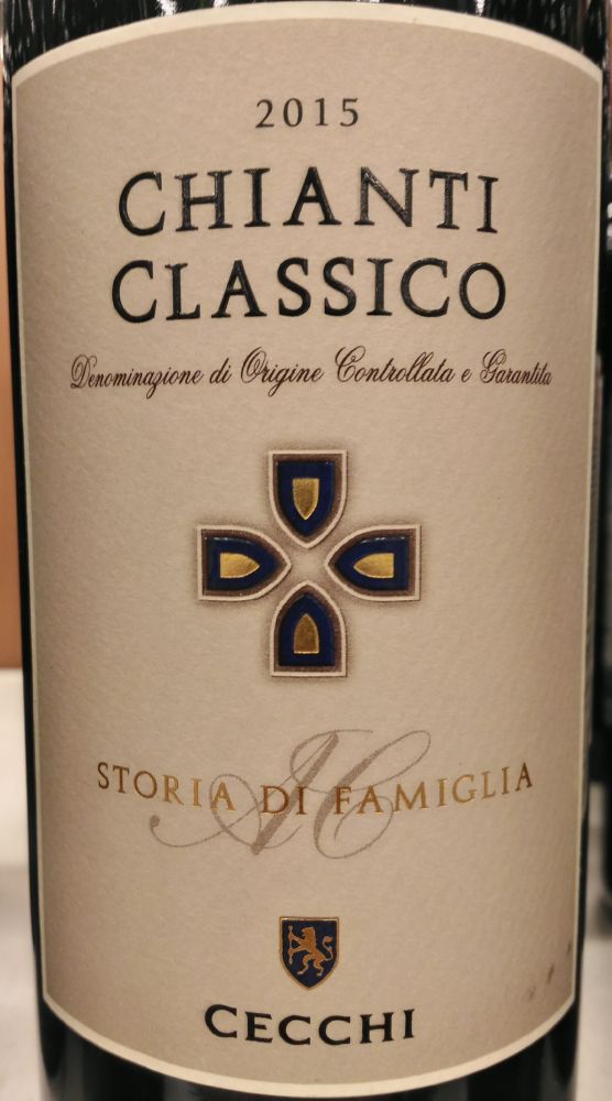 Casa Vinicola Luigi Cecchi e Figli srl Storia di Famiglia CECCHI Chianti Classico DOCG 2015, Основная, #6362