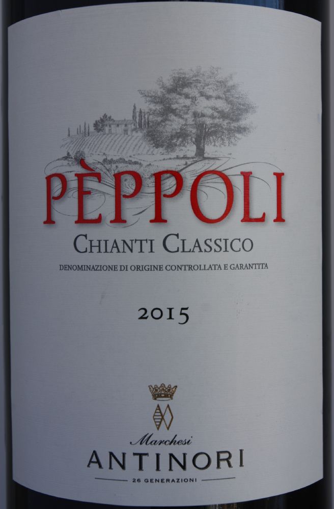 Marchesi Antinori S.p.A. Péppoli Chianti Classico DOCG 2015, Основная, #6399