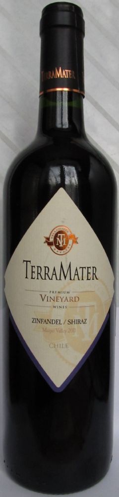 TerraMater S.A. Vineyard Zinfandel Shiraz 2011, Лицевая, #647