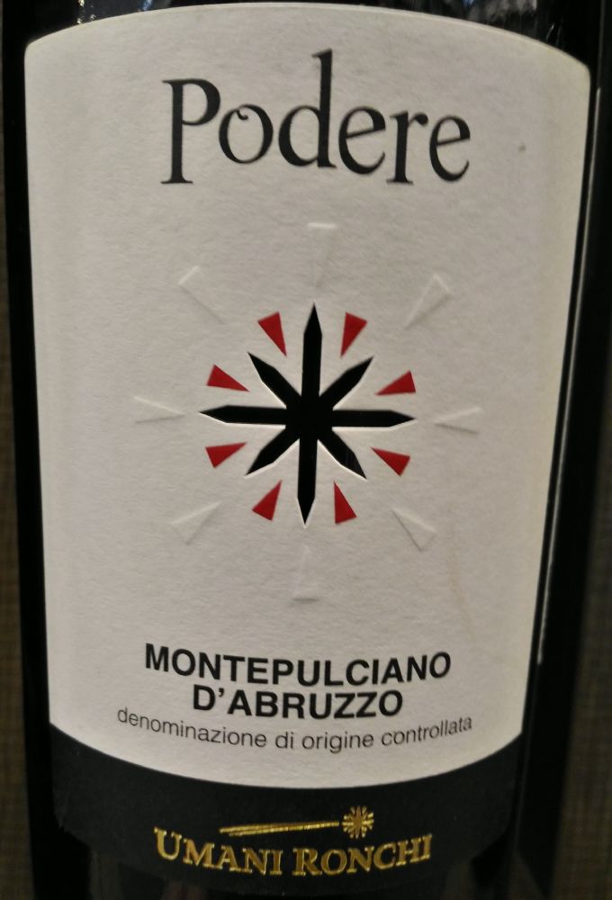 Azienda Vinicola Umani Ronchi S.p.a. Podere Montepulciano d'Abruzzo DOC 2016, Основная, #6495