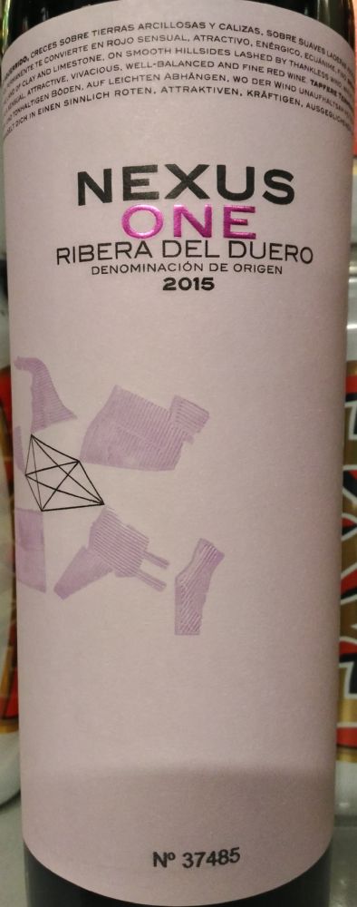 Nexus Bodegas S.L. Nexus One DO Ribera del Duero 2015, Основная, #6546