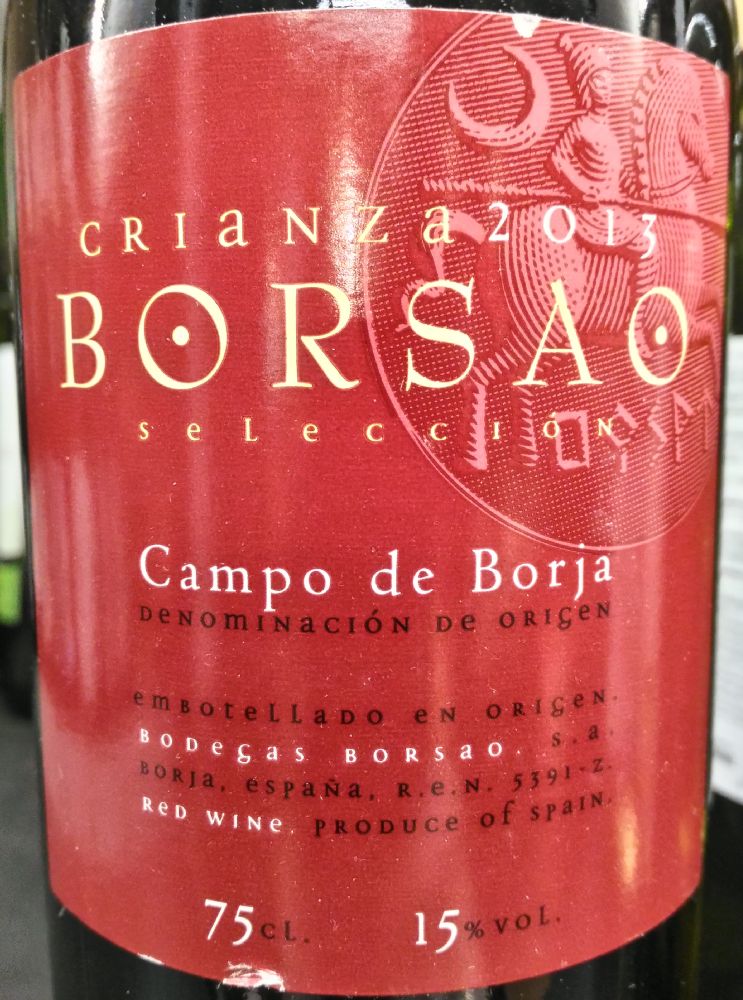 Bodegas Borsao S.A. Crianza Selección DO Campo de Borja 2013, Основная, #6605