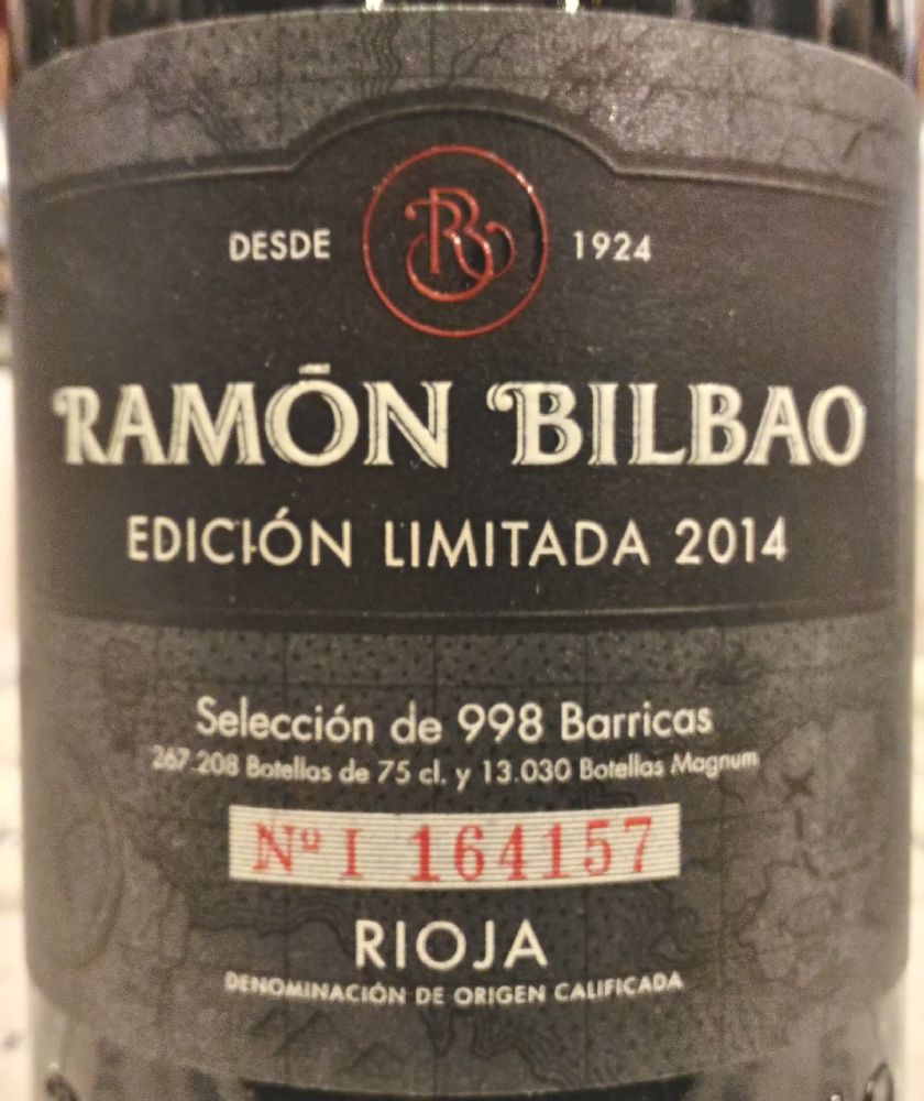 Bodegas Ramón Bilbao S.A. Edición Limitada DOCa Rioja 2014, Основная, #6650