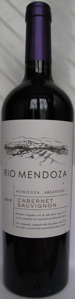 Lagarde S.A. RIO MENDOZA Cabernet Sauvignon 2010, Лицевая, #675