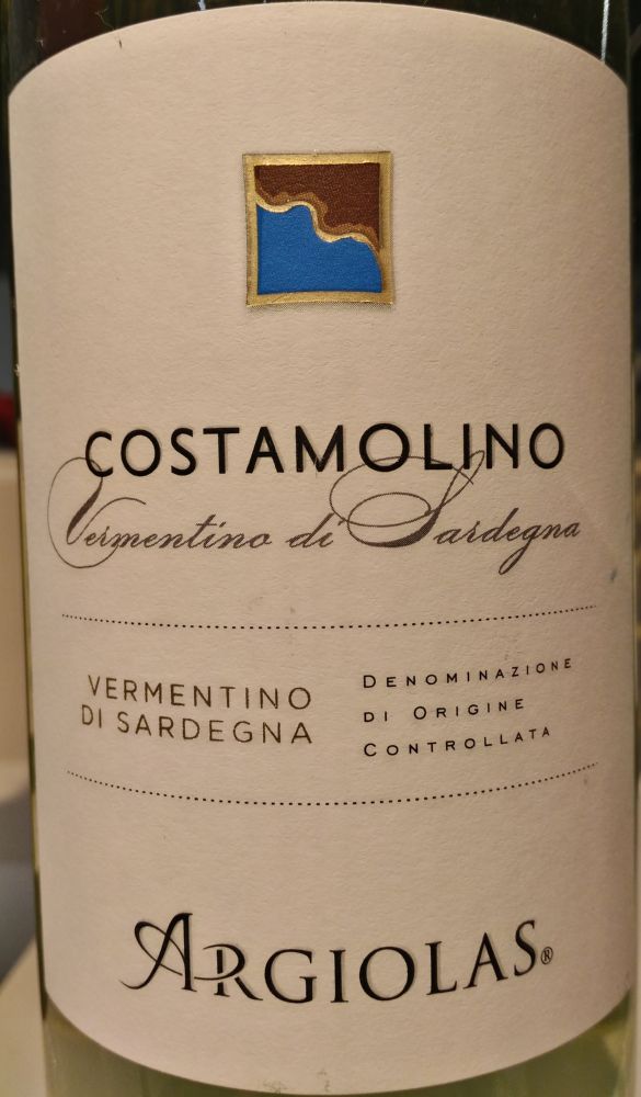 Argiolas S.p.A. Costamolino Vermentino di Sardegna DOC 2016, Основная, #6767