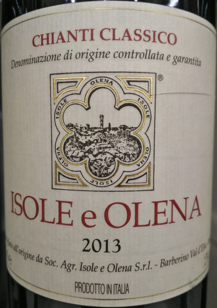 Isole E Olena S.r.l. Chianti Classico DOCG 2013, Основная, #6811