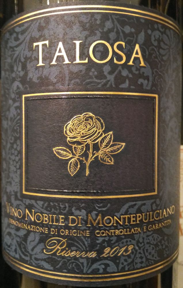 Fattoria Della Talosa Società Agricola a r.l. Vino Nobile di Montepulciano Riserva DOCG 2013, Основная, #6879